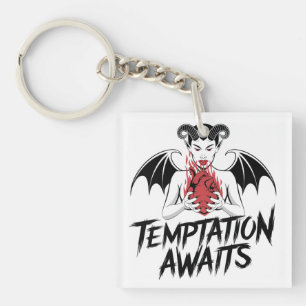 Porte-clefs Sinister Gothic Demon Design - Tentation Attend