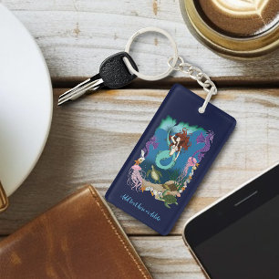 Porte-clefs Sirène Mystique Océan Fantastique Vie Bleue de la