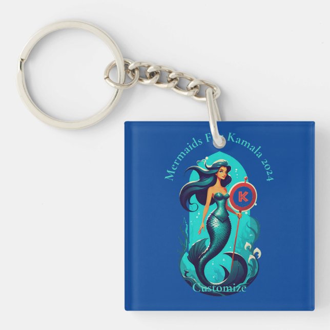Porte-clefs Sirènes Pour Kamala 2024 Thunder_Cove (Devant)