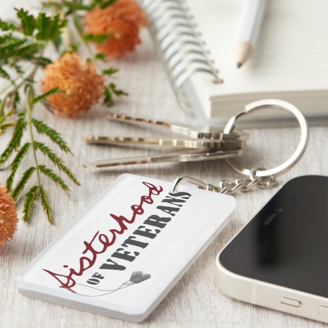 Porte-clefs Sisters of Veterans Military Pride Design (Devant droit)