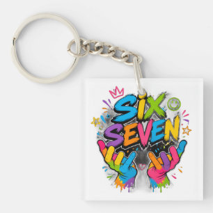 PORTE-CLEFS SIX SEVEN VIBES