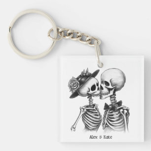 Porte-clefs Skeleton Couple