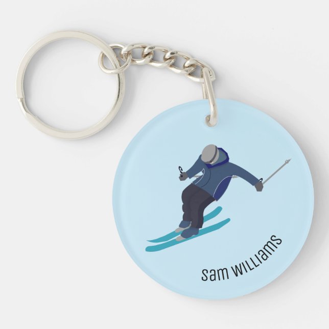 Porte-clefs Ski (Devant)
