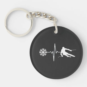 Porte-clefs Ski