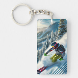 Porte-clefs Ski