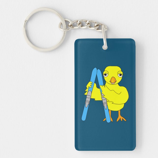 Porte-clefs Ski Chick (Devant)