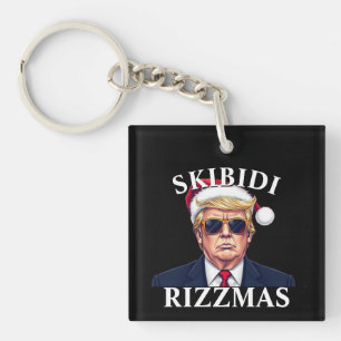 Porte-clefs Skibidi Rizzmas Rendre Noël grand à nouveau Noël