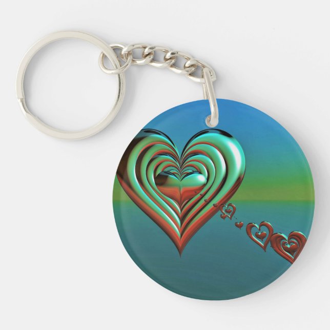 Porte-clefs Sky High Hearts (Devant)