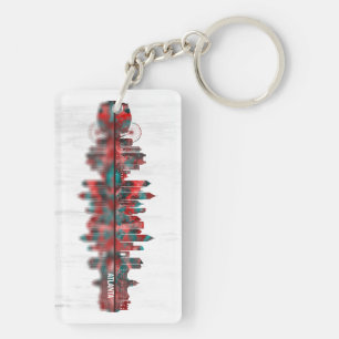 Porte-clefs Skyline Atlanta Georgia