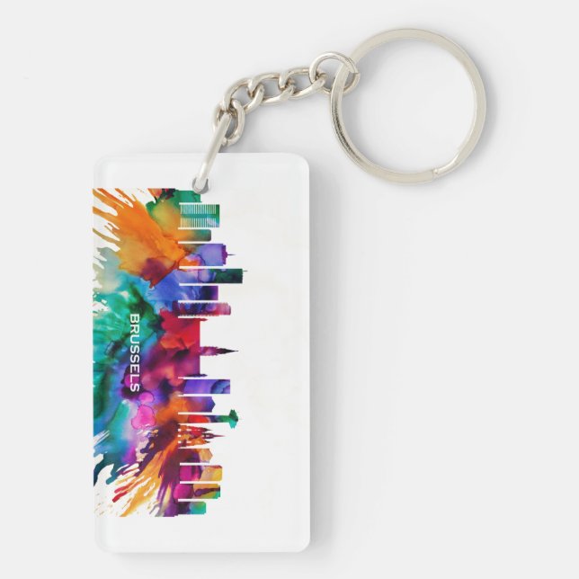 Porte-clefs Skyline Bruxelles (Dos)