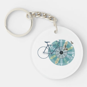 Porte-clefs Skyline d'Amsterdam