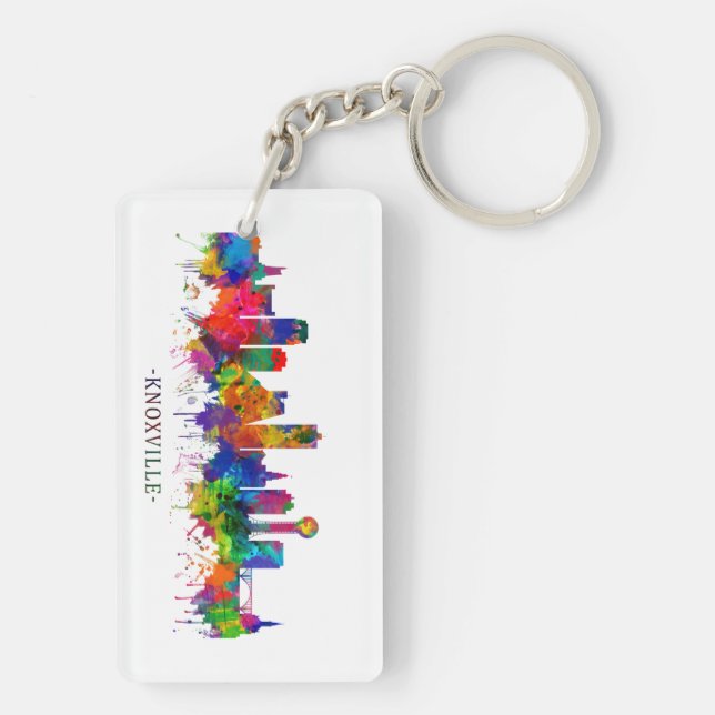 Porte-clefs Skyline de Knoxville (Dos)