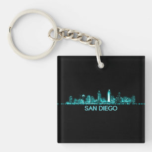 Porte-clefs Skyline de San Diego