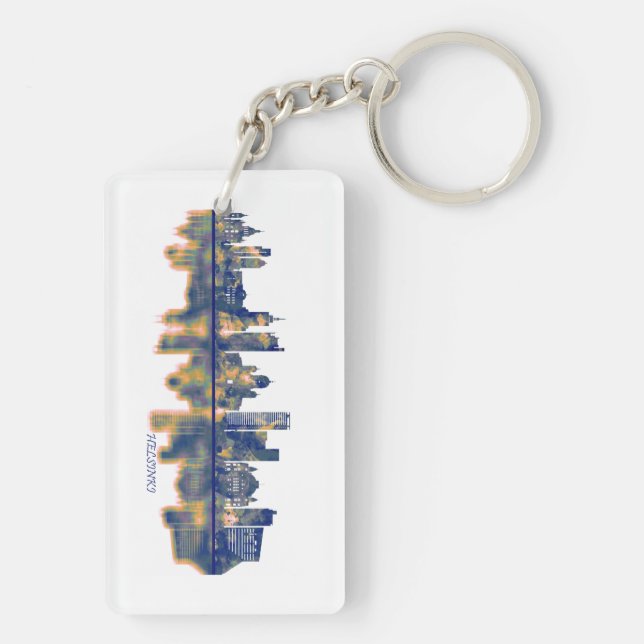 Porte-clefs Skyline Helsinki (Dos)
