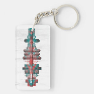 Porte-clefs Skyline Mannheim Allemagne