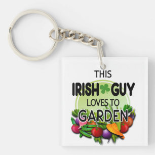 Porte-clefs Slainte Ce Gars Irlandais Aime Jardin Végétable