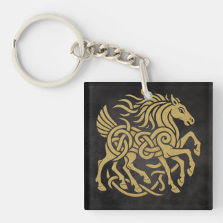 Porte-clefs Sleipnir Cheval à Huit Pattes Mythologie Nordique