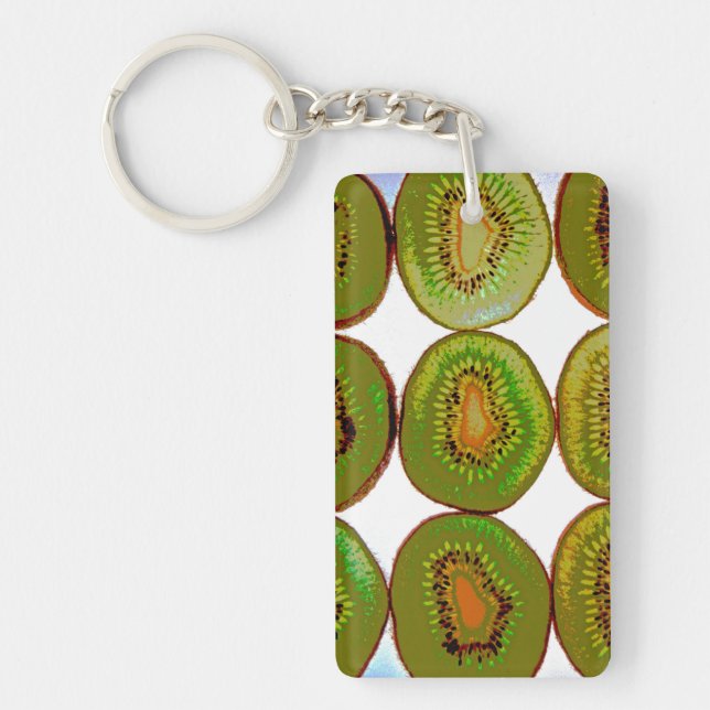Porte-clefs Slices Kiwi (Devant)