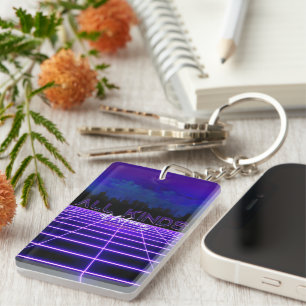 Porte-clefs SlipperyJoe's toutes sortes tort bold 3D texte ret