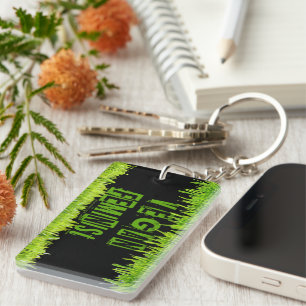 Porte-clefs SlipperyJoe's veganisme féministe attention-grabbi
