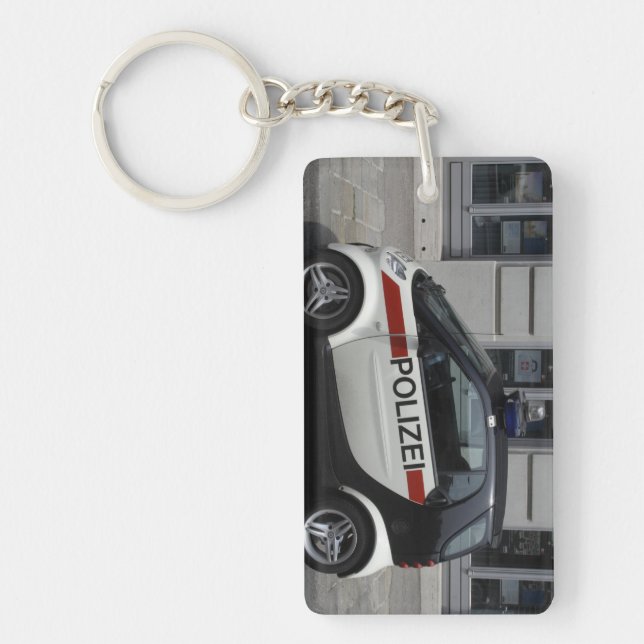Porte-clefs Smart Polizei Auto (Devant)