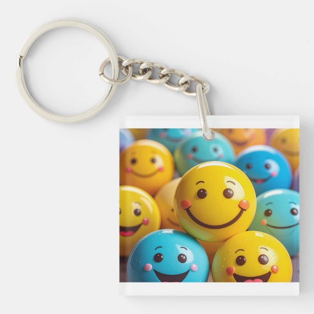 Porte-clefs smileys (Devant)
