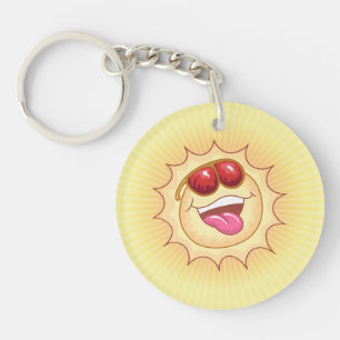 Porte-clefs Smiling Sunshine Acrylique