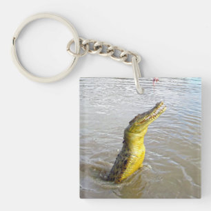 Porte-clefs Snappers effrayants : Le saut du crocodile,