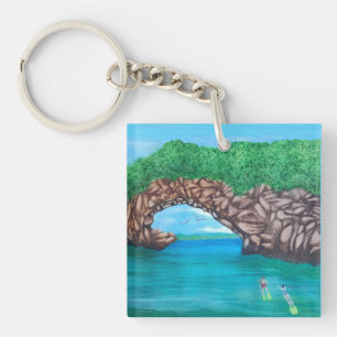 Porte-clefs Snorkeling au paradis