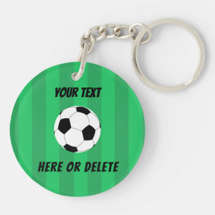 Porte-clefs Soccer Ball Field Sports sur mesure