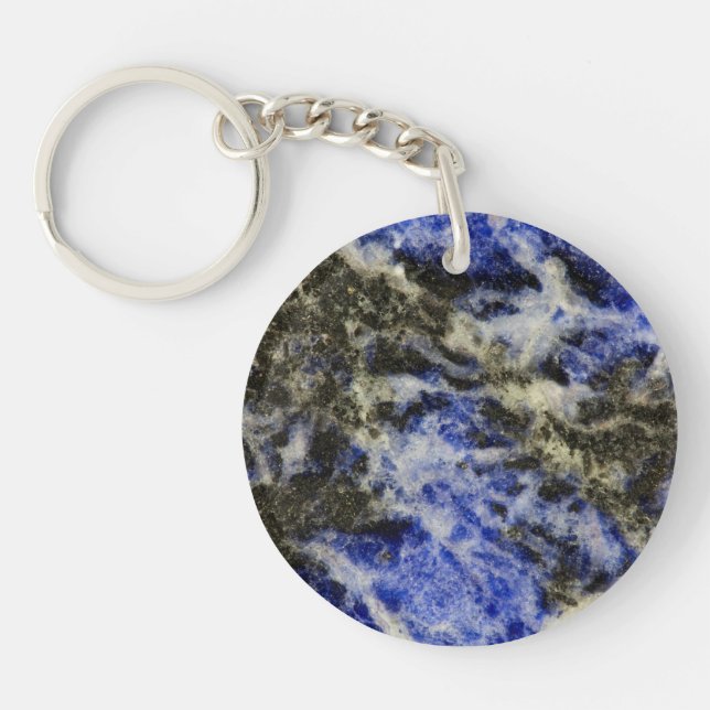 Porte-clefs Sodalite bleue (Devant)