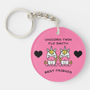 Porte-clefs Sœur jumelle licorne