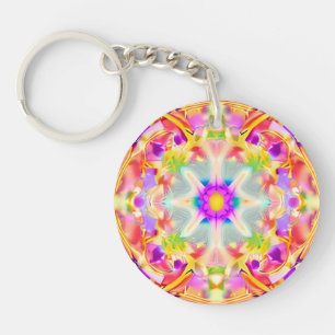 Porte-clefs Soft Spring Pastels Tie Dye Motif