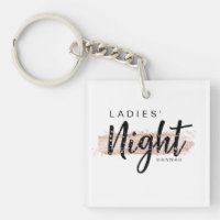 Soirée Dames Aquarelle Rose Fête de Bachelorette