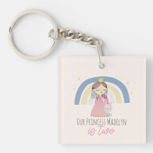 Porte-clefs Soirée d'anniversaire de la mignonne princesse