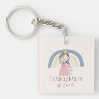 Porte-clefs Soirée d'anniversaire de la mignonne princesse