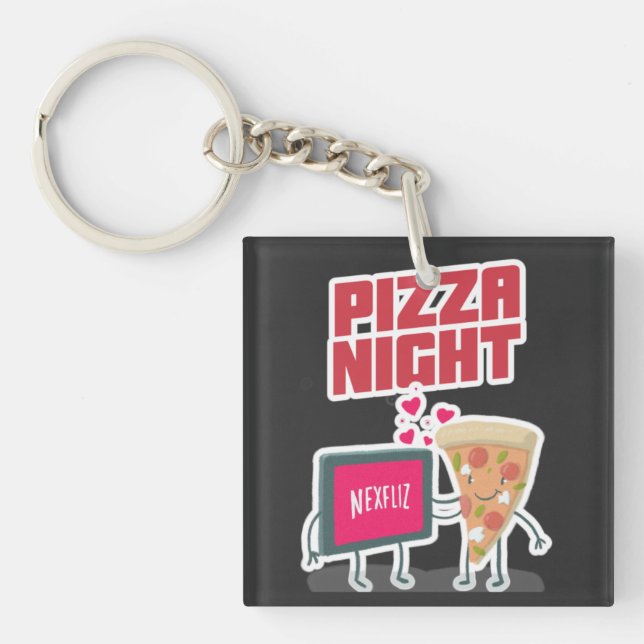Porte-clefs Soirée Pizza   (Devant)