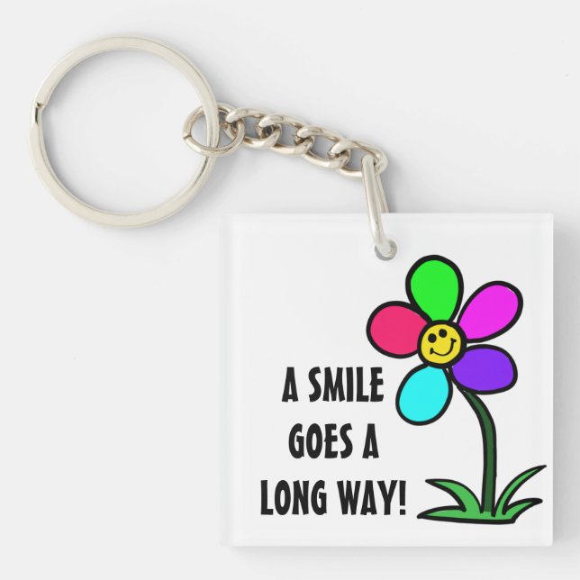 PORTE-CLEFS SOIS HEUREUX (Devant)
