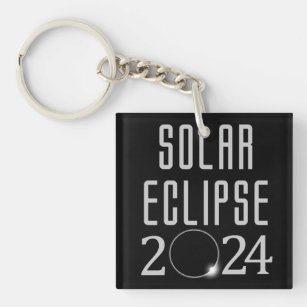 Porte-clefs Solar Eclipse 2024 Porte - clé personnalisable