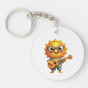 Porte-clefs Soleil chantant