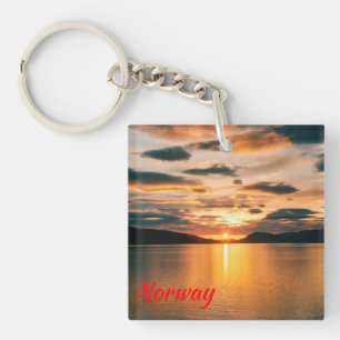 Porte-clefs Soleil de minuit, nord de la Norvège