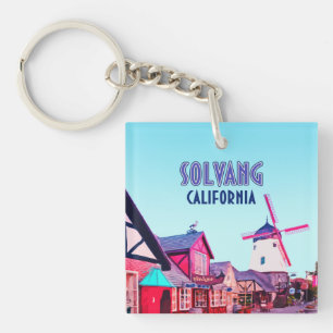 Porte-clefs Solvang Danish Downtown California Vintage