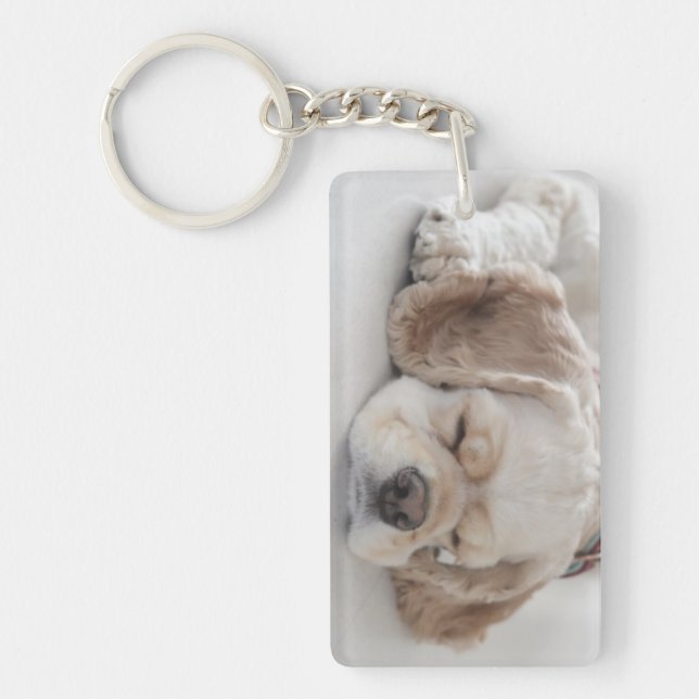 Porte-clefs Sommeil de chien de cocker (Devant)