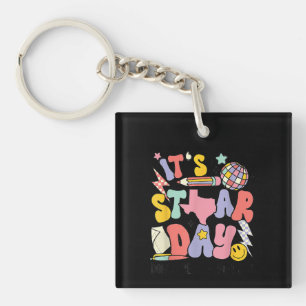 Porte-clefs Son Jour D'Époque Dont Stress Faites Votre Meilleu