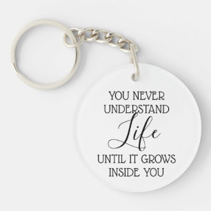 Porte-clefs Sonogramme de maternité Porte - clé photo personna