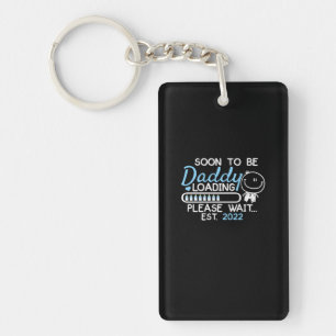Porte-clefs Soon to Be Daddy 2022 Father's Day First Time