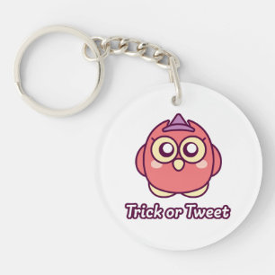 Porte-clefs Sorcière de chouette mignonne Halloween amoureux d