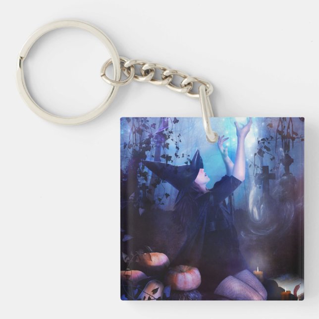 Porte-clefs Sorcière mystique (Devant)