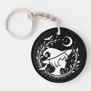 Porte-clefs Sorcière Pixie Wiccan Magie Halloween