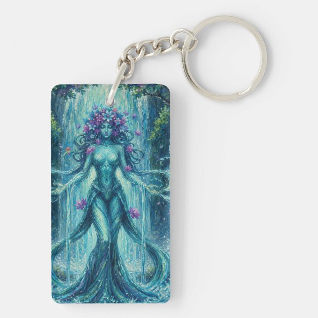 Porte-clefs SorcièreDeLaChuteD'EauMystique (Dos)